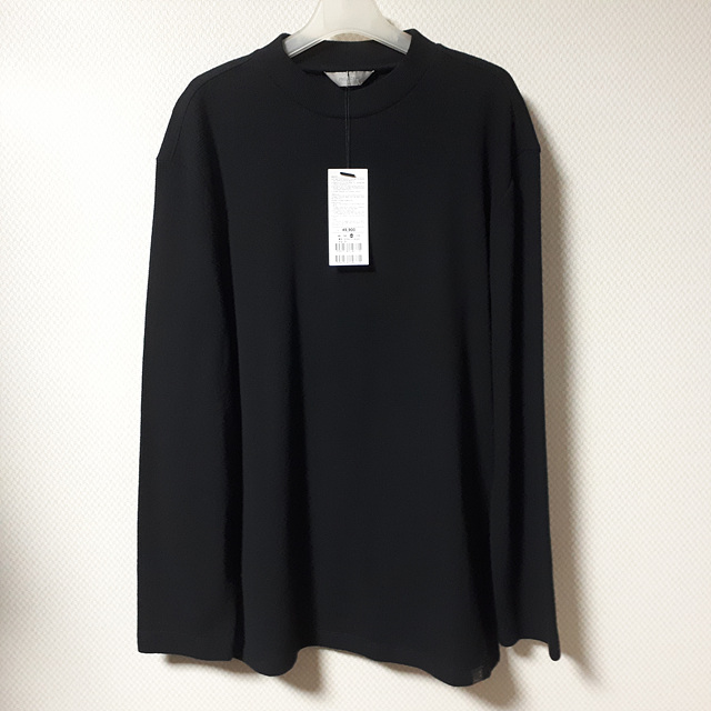 105/PROJECTM 블랙 긴팔 티셔츠/1518/상의