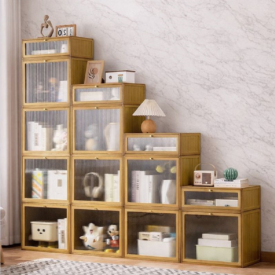 원목 수납장 주방 서재 거실 침실 주방 협탁 틈새 내맘대로 쌓는 수납함