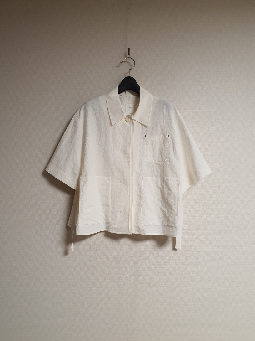 구호 kuho 사이드 슬릿 셔츠형 자켓 55사이즈  24ss 정품 