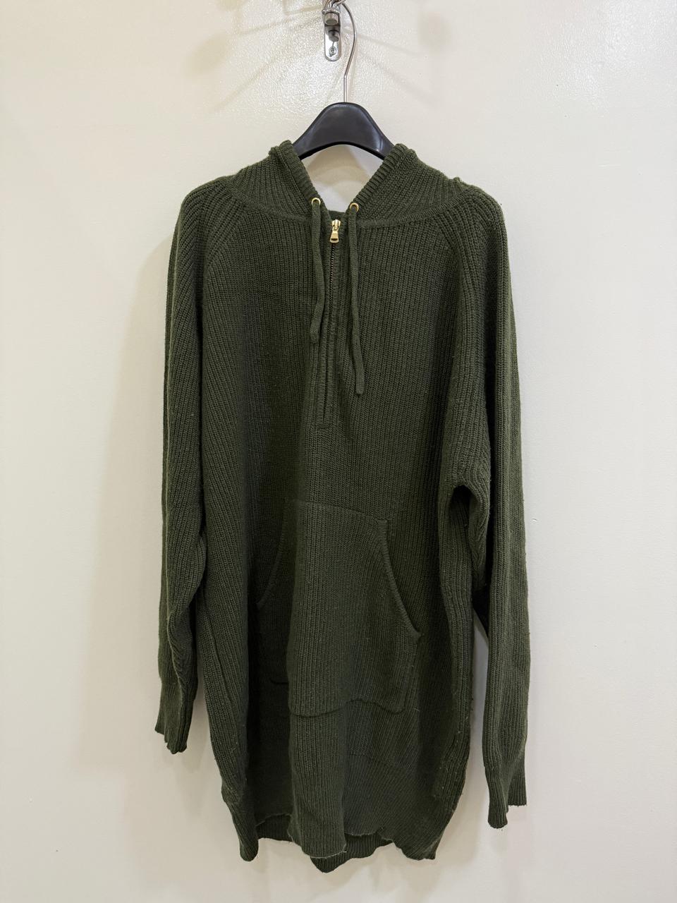 산드로 니트 집업 후드 정품