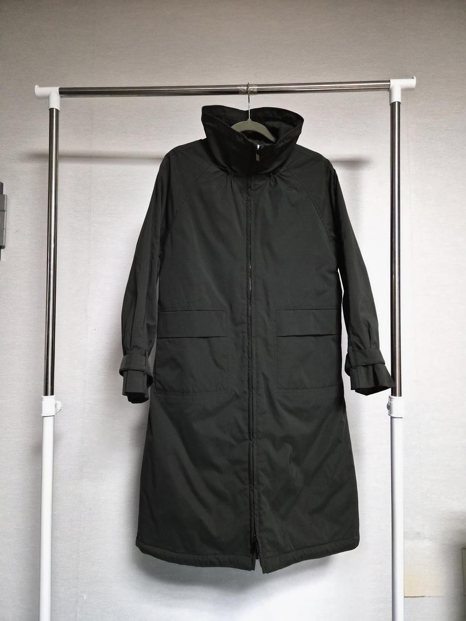 66) MAGAN 누빔 하이넥 롱 쉬크 코트