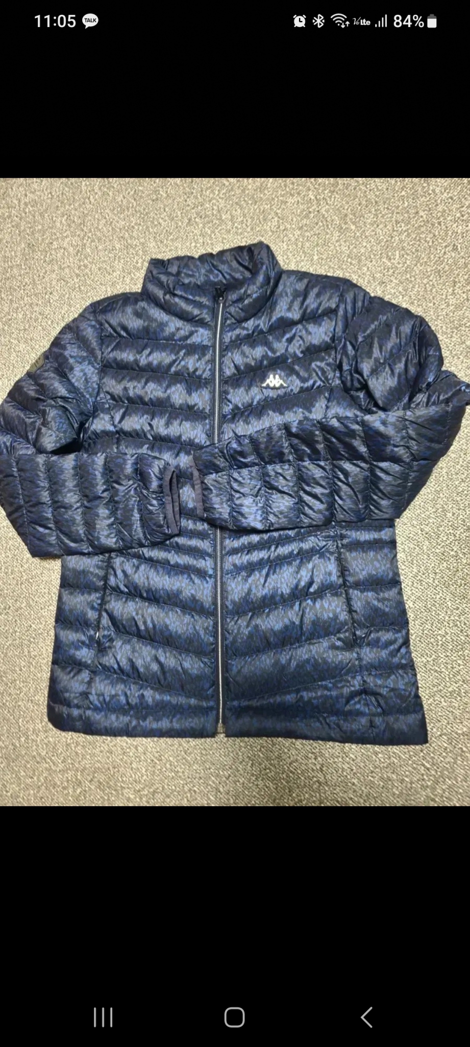 카파 엑스콤바트 경량 패딩 M 95 정사이즈 로 85-90  적당