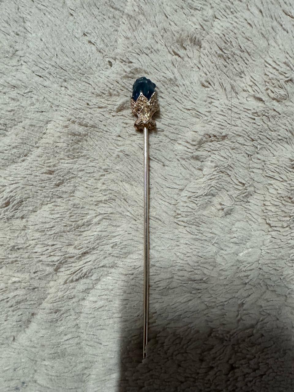 앤티크 블랙 로즈 포인트 비녀 (미사용 NOS)판매합니다