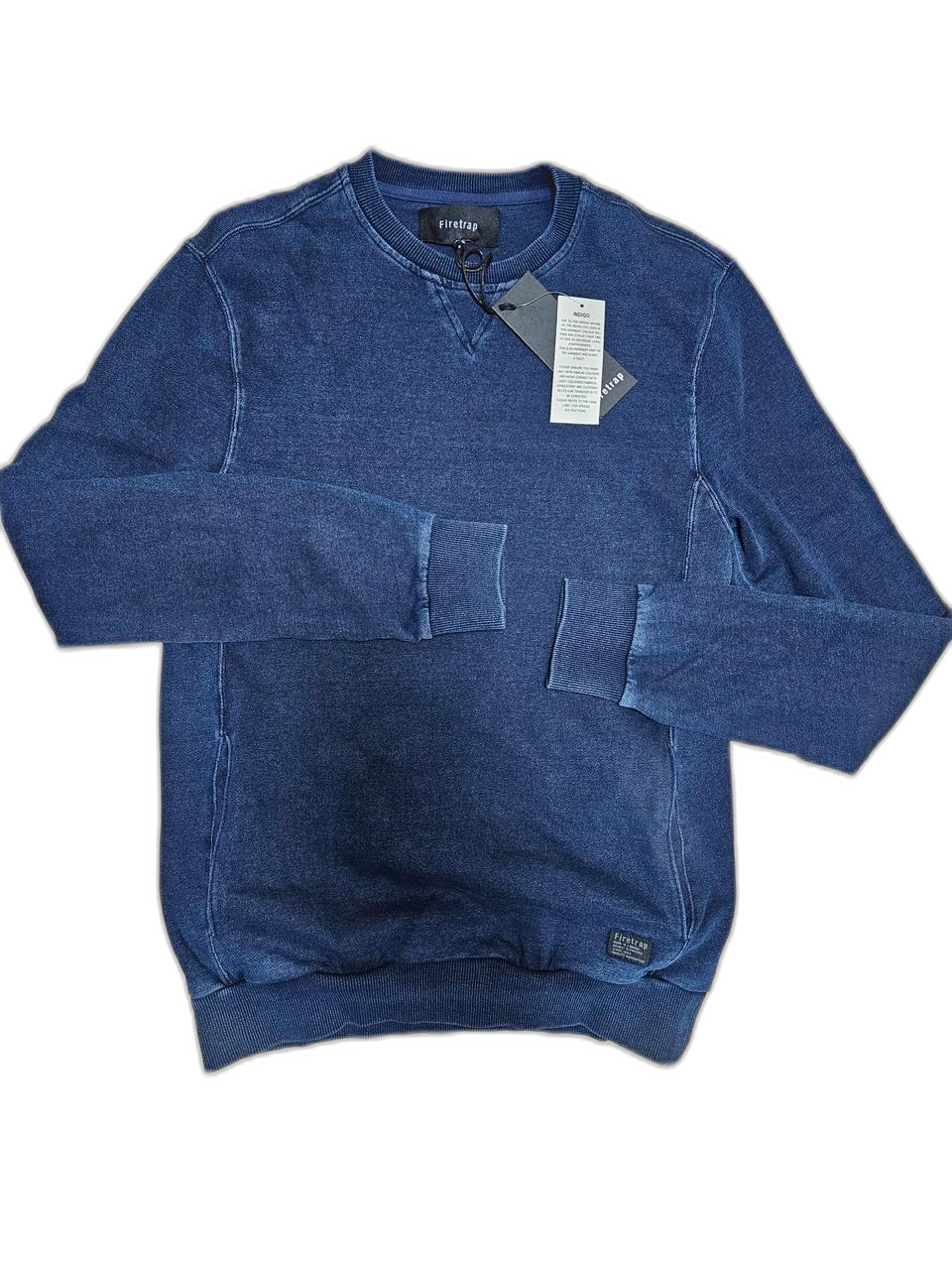 인디고 데님 포켓 맨투맨(실측)