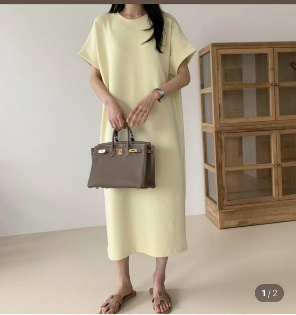 롱원피스 편한원피스 반팔