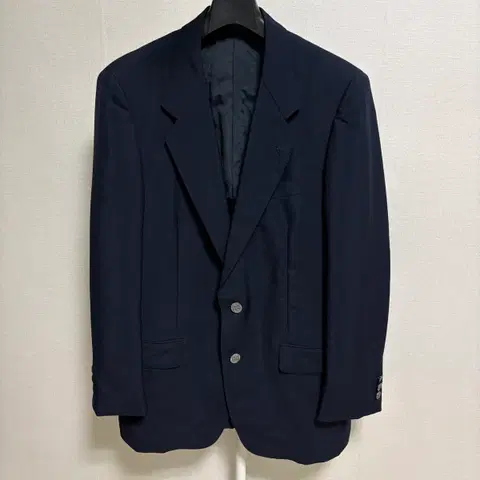 발렌시아가 BB 로고 은장 블레이저 자켓 / 네이비, L