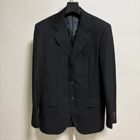 링 자켓 VBC 테일러드 울 3B 블레이저 자켓 / 차콜, 46