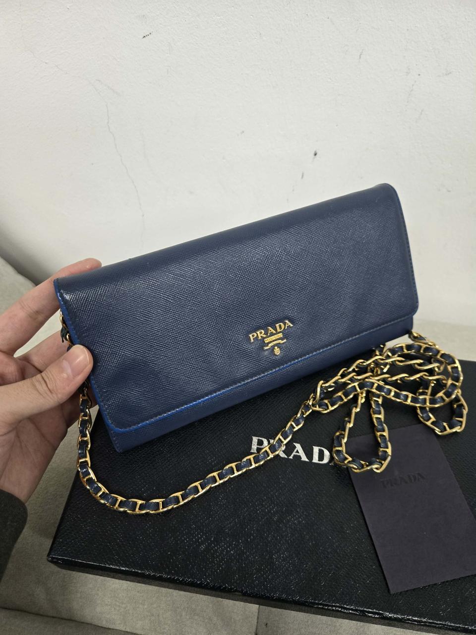 [보증서 정품]프라다 사피아노 미니백