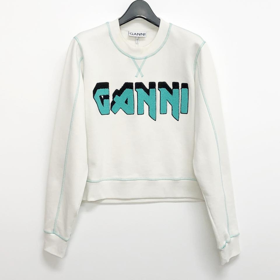 GANNI 크롭 맨투맨 미사용/S사이즈/칠팔구제