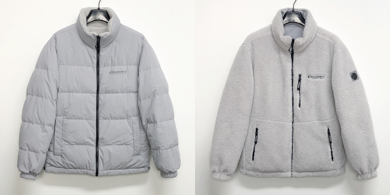 디스커버리 케이드 양면 숏패딩/100/칠팔구제