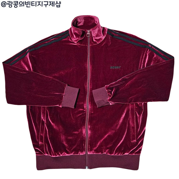 널디 올드스쿨 빈티지 벨벳 져지 자켓