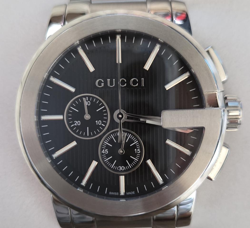 구찌 G크르노 시계 44mm YA101204