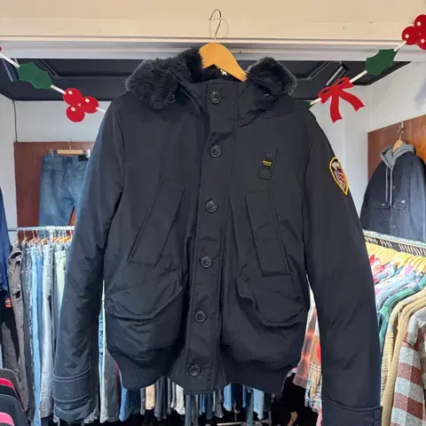 블라우어 다운 자켓 USA blauer L