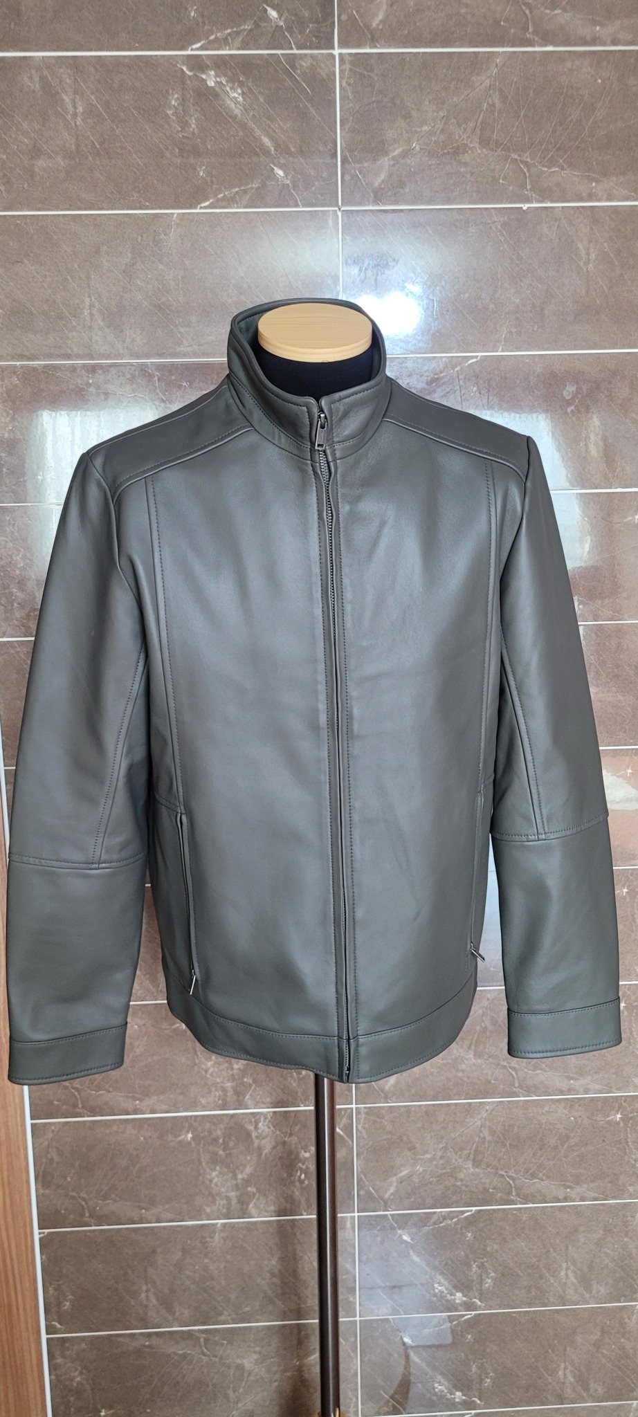(남성95사이즈)헤스티지 남성 양가죽 자켓