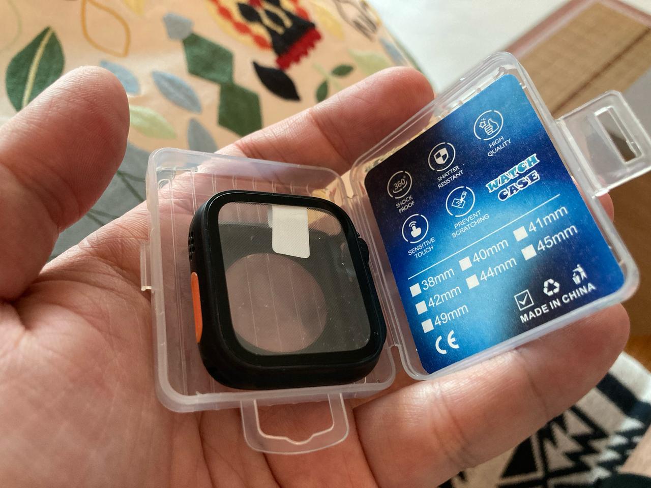 (새상품)애플워치 강화 필름 풀커버 케이스 40mm