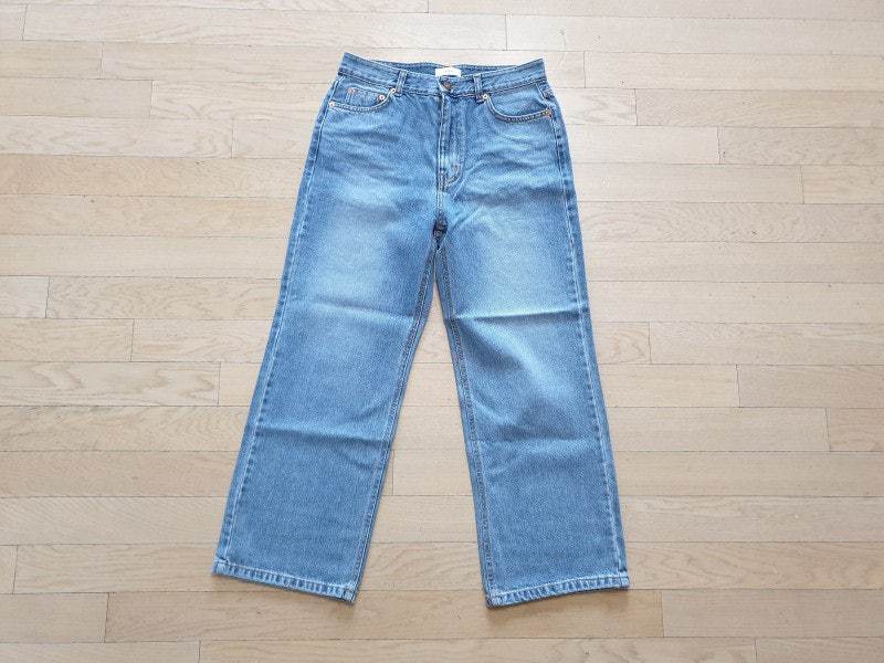 새상품) 세미와이드핏데님 L