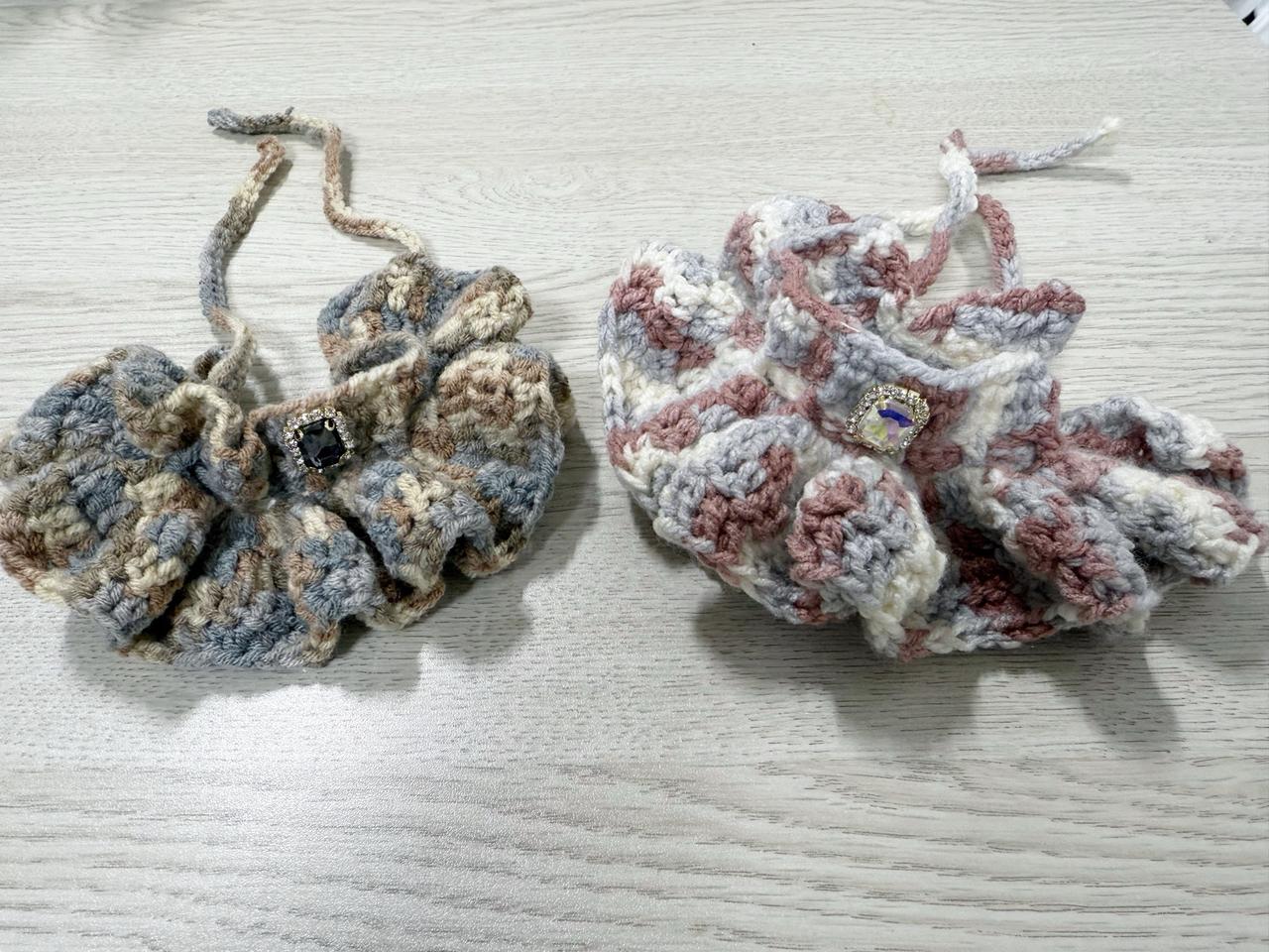 강아지케이프 강아지목도리 뜨개 핸드메이드 새상품 팝니다.