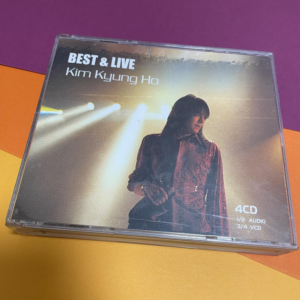 [중고음반/CD] 김경호 Best & Live 4CD 라이브앨범 초판