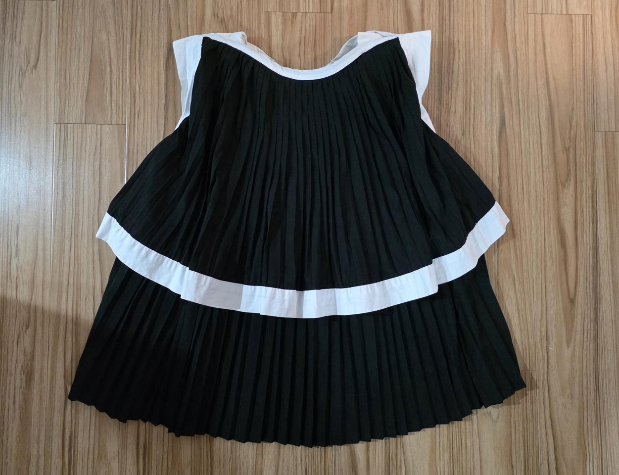 민소매 주름 블라우스