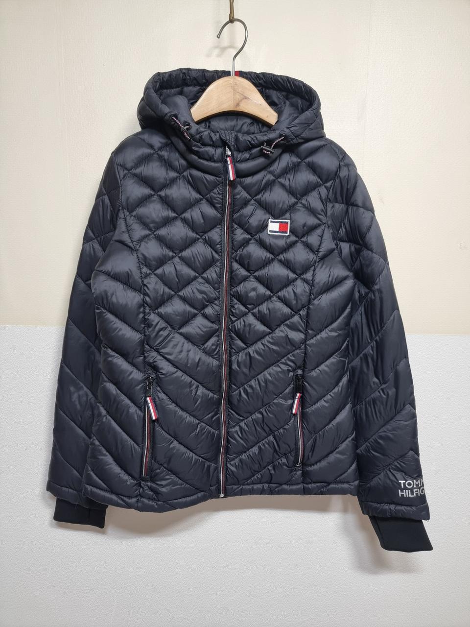 * 타미힐피거 퀼팅 누빔 경량 패딩 S 사이즈