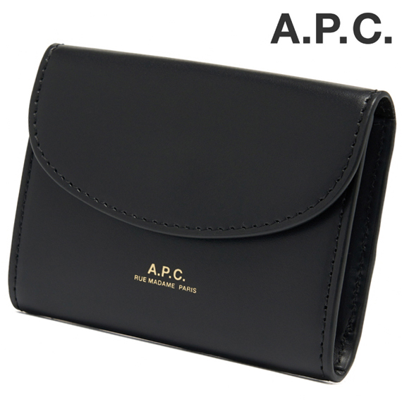 [정품] A.P.C 아페쎄 제네바 카프스킨 비즈니스 컴팩트 카드지갑