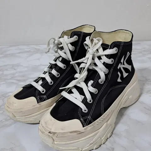 MLB 빅볼청키 하이탑 양키스 운동화 260