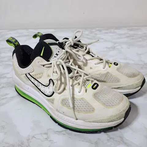 나이키 에어맥스 게놈GS 형광 여성 운동화 245