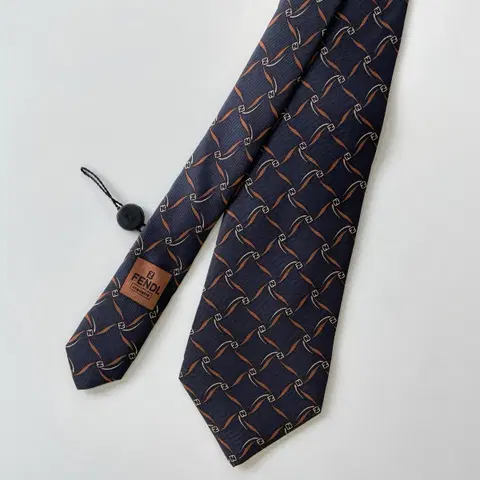 펜디 (FENDI) FF 모노그램 정품 명품 넥타이