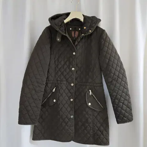 마시모두띠 퀼팅 후드 자켓