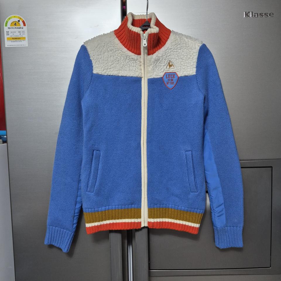 르꼬끄 골프 울 방풍 니트 집업