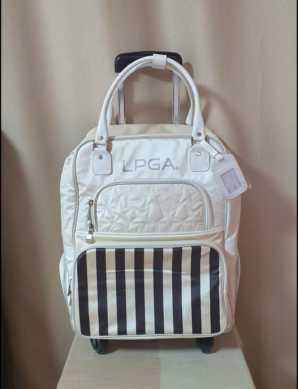 (새상품) LPGA 여성 휠 골프 보스턴백 캐리어백