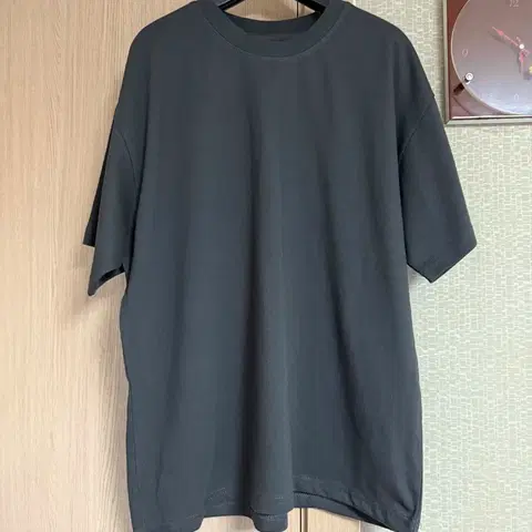 새상품 무신사 플루크 무지티 차콜 100-105추천 남여공용