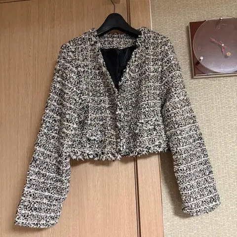 새상품 트위드자켓 블랙 55-66추천