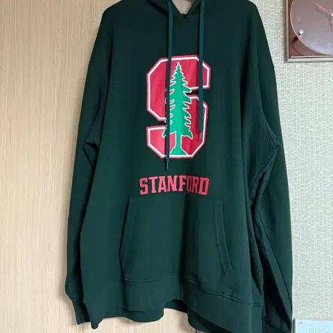 새상품스탠포드 후드티 그린 105-110