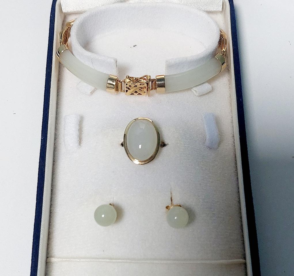 미사용 건강운 춘천옥 14K 골드 쥬얼리 셋트 미사용급