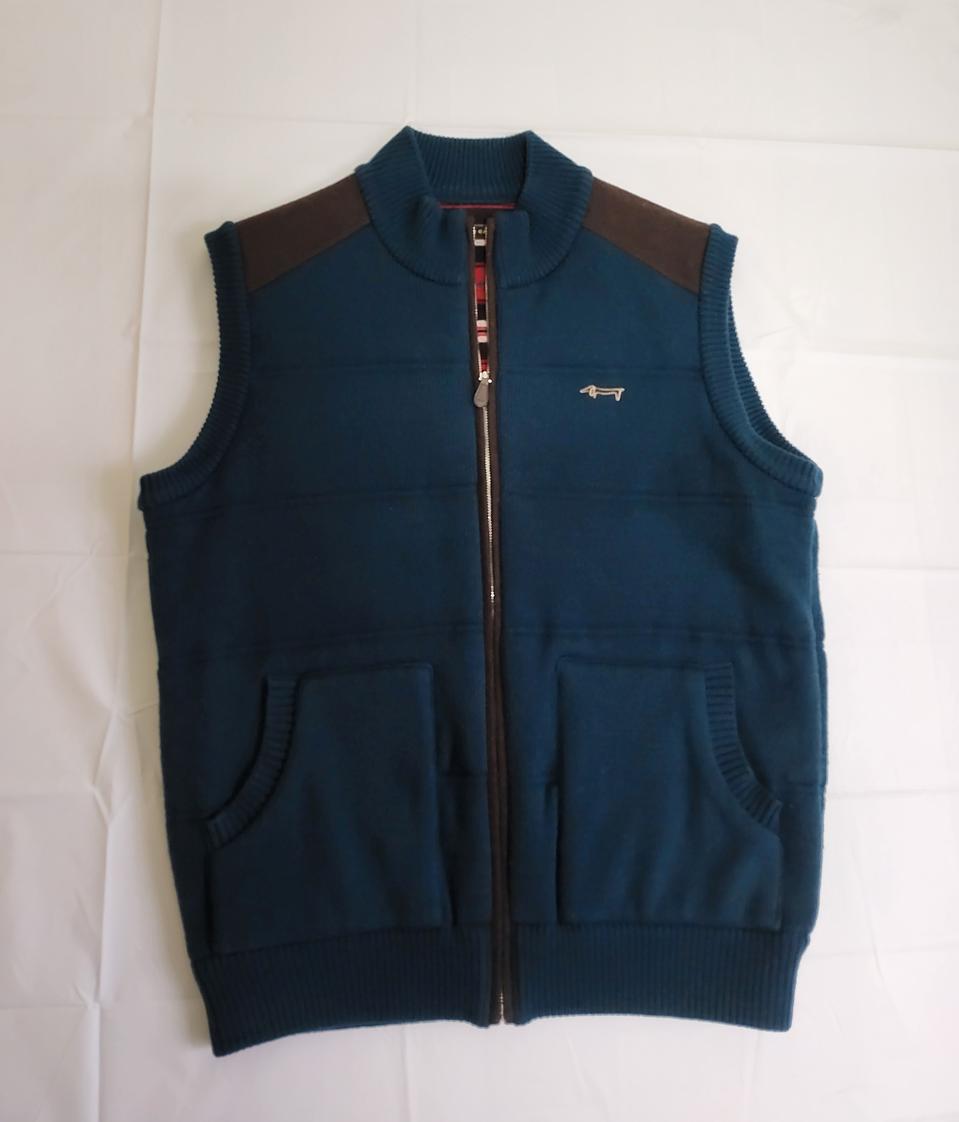루이 카스텔 남성 니트 조끼 100