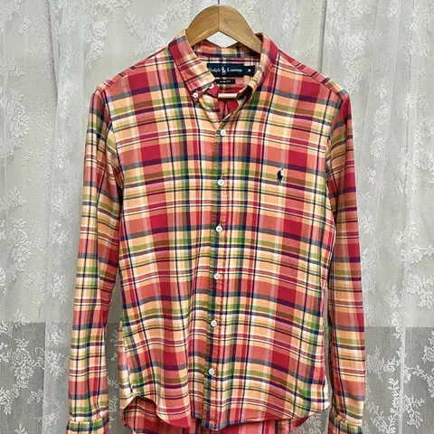 M) 폴로 랄프로렌 슬림핏 체크 셔츠