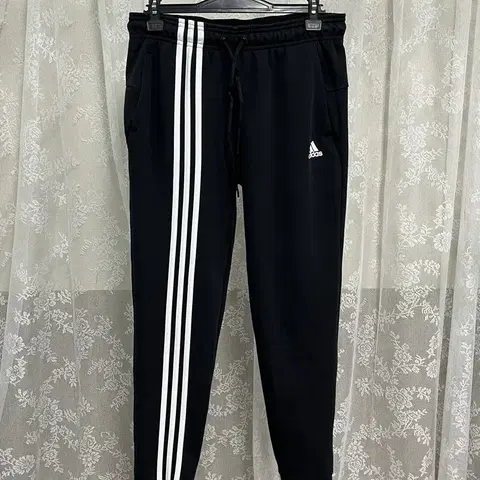 S) 아디다스 3S 트랙 팬츠 블랙