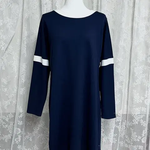 M) 타미힐피거 루즈핏 원피스 네이비