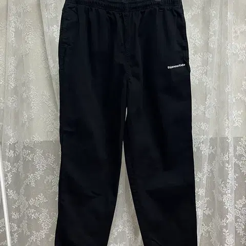 L) 디스이즈네버댓 밴딩 코튼 팬츠 블랙