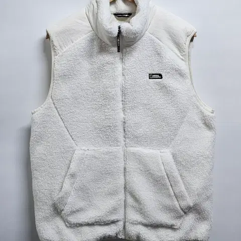 내셔널지오그래픽 플리스 덕다운 패딩조끼 L