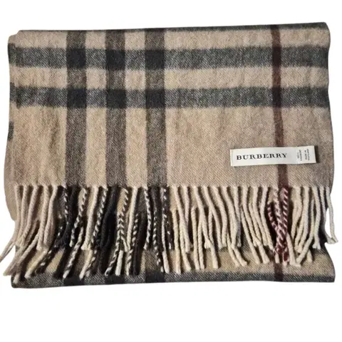 버버리 체크 머플러 캐시미어 스코틀랜드산