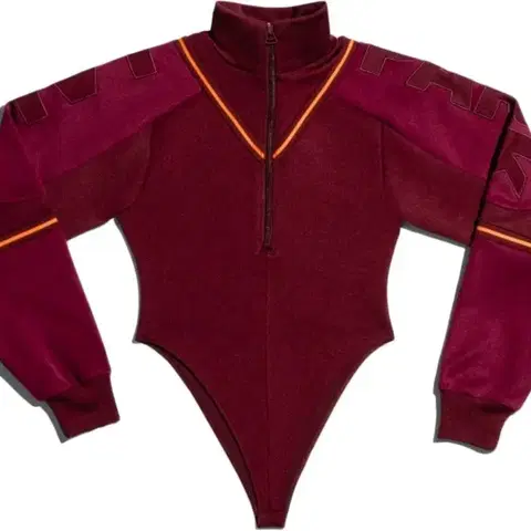 아디다스 IVY PARK 버건디 바디수트