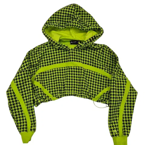 아디다스X아이비파크 크롭후드티