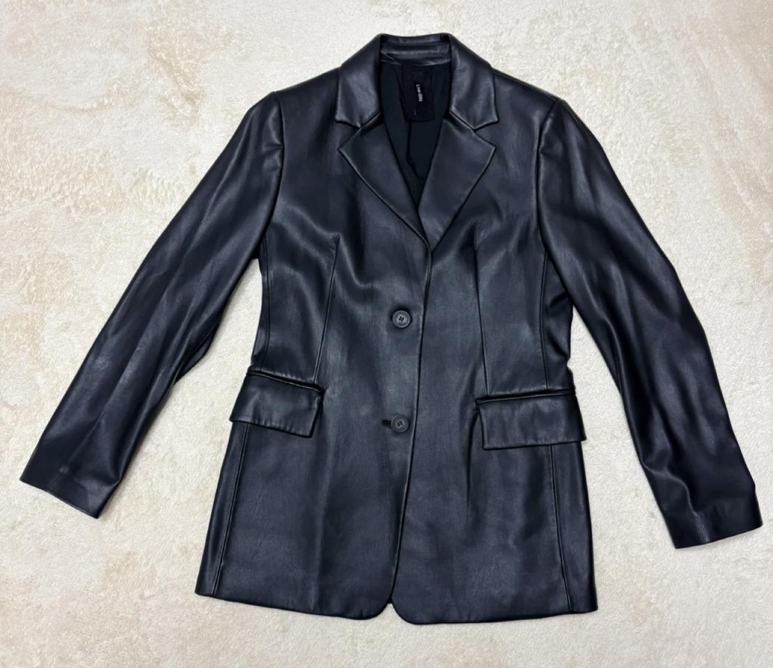 인조레더 여성자켓 55사이즈 거의새제품
