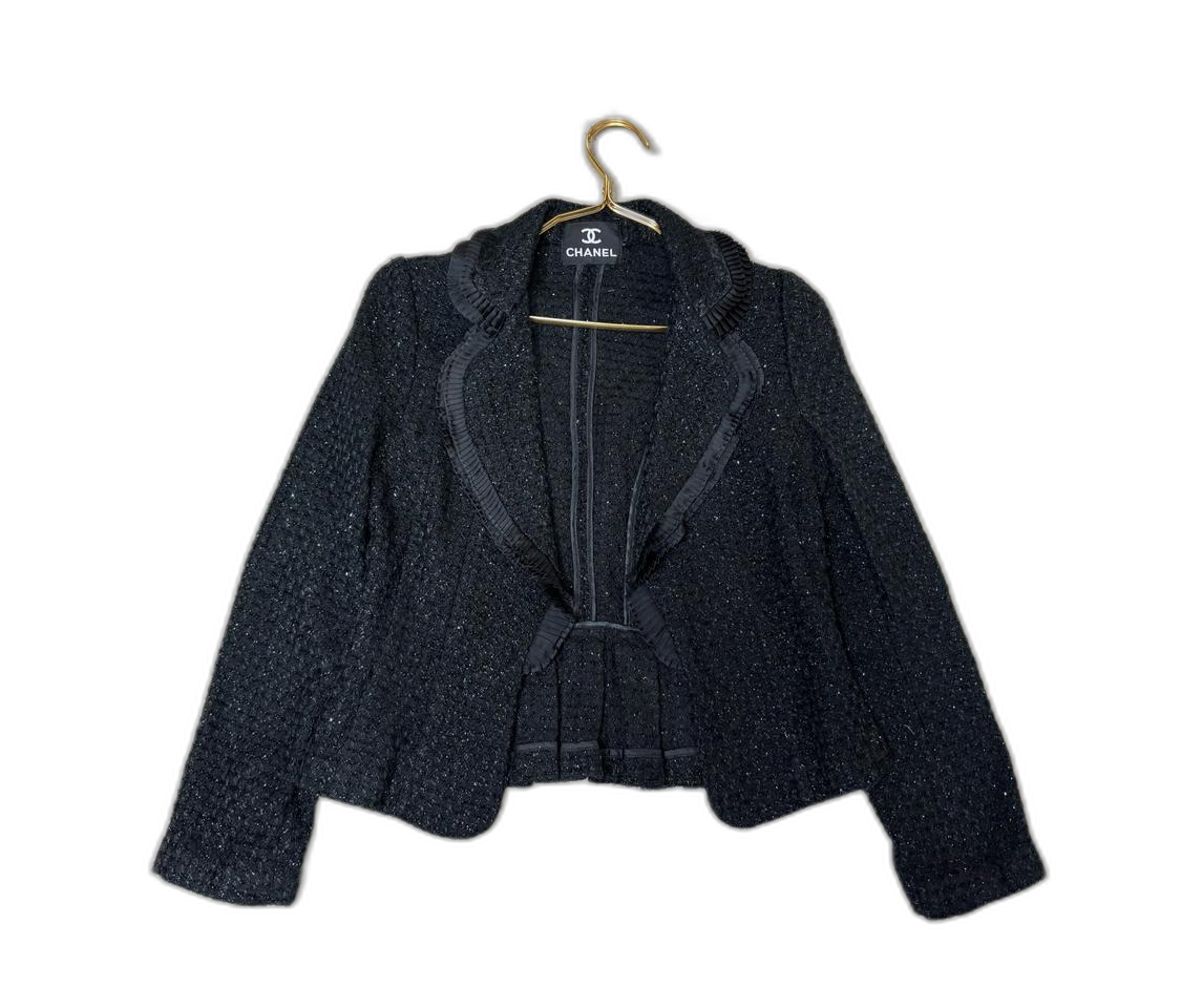 샤넬.트위드 자켓 55