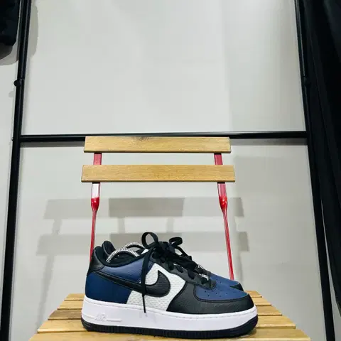 240) 나이키 운동화 여성 여자 에어 포스 1 로우 미드나잇 네이비