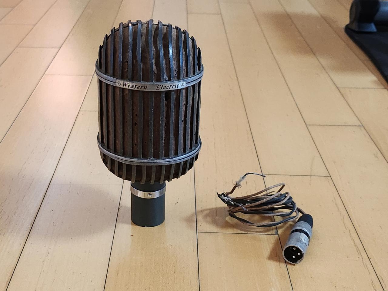 명기 1940년대 웨스턴 639A 리본 마이크로폰 마이크 WE 오디오