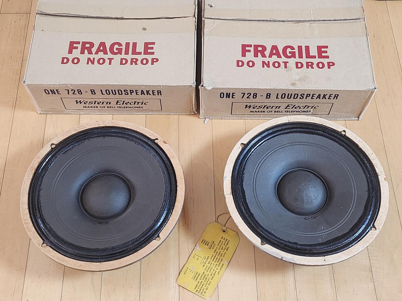 명기 1940년대 웨스턴 일렉트릭 728B 12인치 스피커 WE 오디오