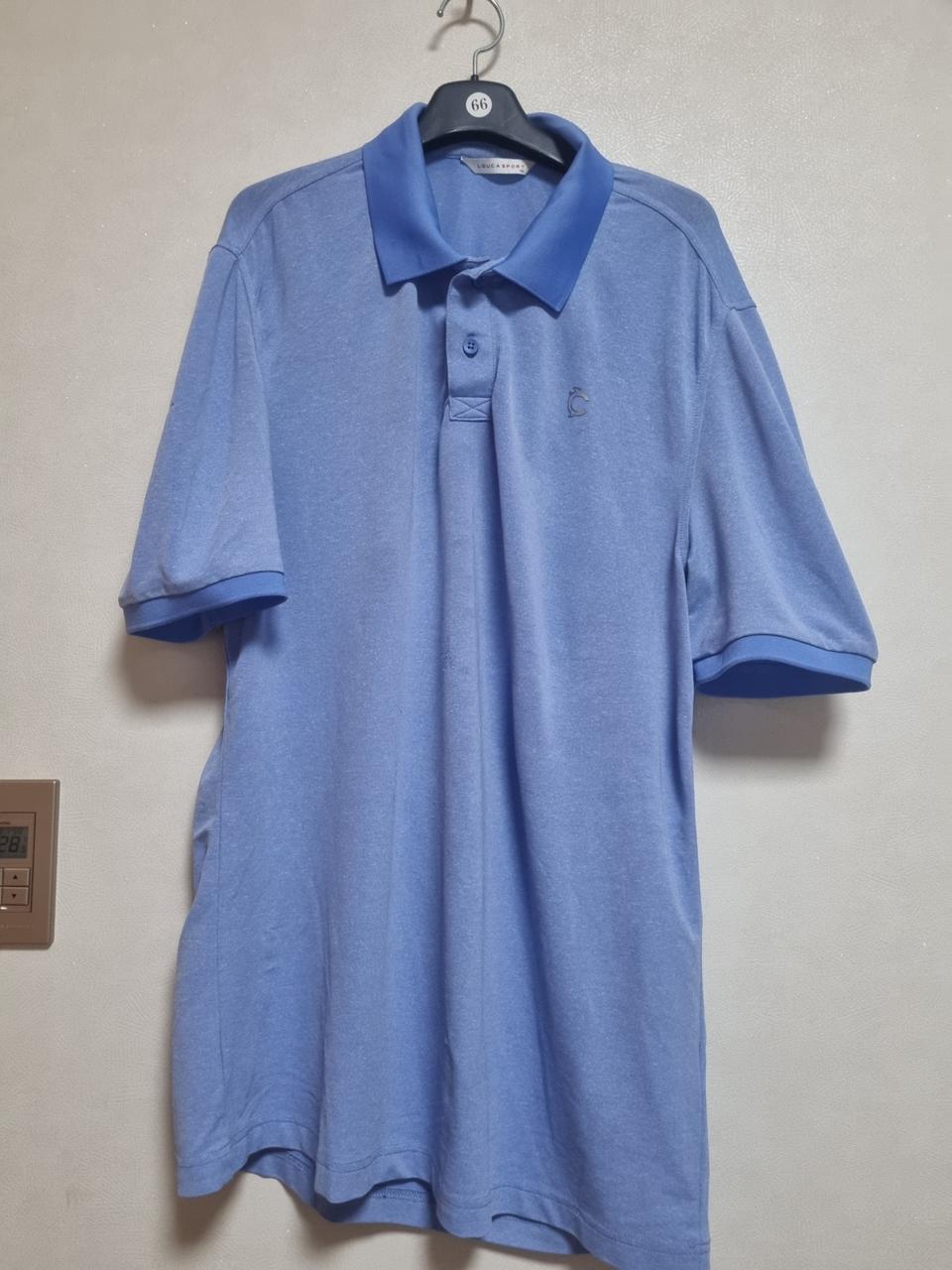 루카 스포츠 반팔 폴로티셔츠 블루 100